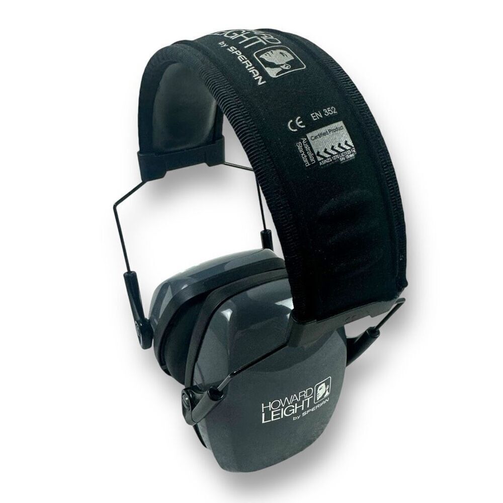 Howard Leight By Sperian EN352 Noise Blocking Earmuffs Black Hearing Protection‎
